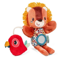 Ручная игрушка-погремушка Lilliputiens Лев Джек (83598) 