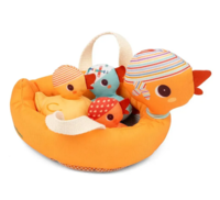 Іграшка для ванної Lilliputiens Мама Качка та її каченята (83580)