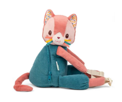 Мягкий детский рюкзак Lilliputiens Котик Жанетт (84487) 