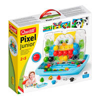 Набор Quercetti для занятий мозаикой Большие фишки и доска-кейс 33 мм 48 шт (4210-Q) 