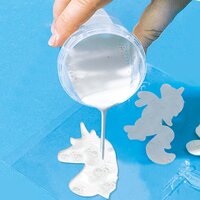  Набір Для Створення Гіпсової Фігурки - Зліпи Та Розфарбуй - Єдинороги SES Creatіve (01359S) 