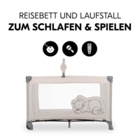 Дитячий манеж Hauck Dream N Play Go Pooh Rainbow Beige (4007923608890)