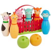 Ігровий набір для боулінгу Battat Lite Весела ферма (BT1802Z) 