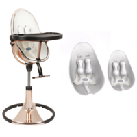 Стільчик для годування BLOOM Fresco Rose Gold, вкладиш Lunar Silver (U10515-GRB\E10516-LSL) 