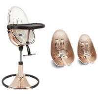 Стільчик для годування BLOOM Fresco Rose Gold, вкладиш Rose Gold (U10515-GRB\E10516-RGL) 