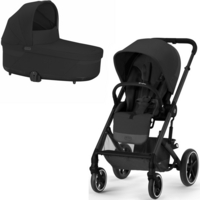 Коляска 3 в 1 Cybex Balios S BLK Moon Black с автокреслом Cloud G (815948/691148/671026)