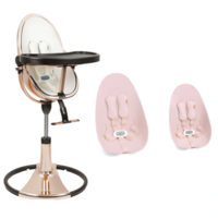 Стільчик для годування BLOOM Fresco Rose Gold, вкладиш rosewater (U10515-GRB\E10540-RWL) 