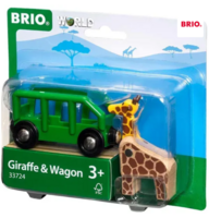Вагон для залізниці BRIO з жирафом (33724) 