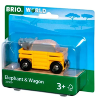 Вагон BRIO зі слоном (33969) 