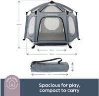 Манеж детский DreamBaby Adventure Blue/Grey (G9510)