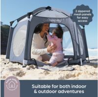 Манеж детский DreamBaby Adventure Blue/Grey (G9510)