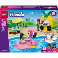 Конструктор LEGO Friends Вечірка єдинорога та фламінго біля басейну (42658) 