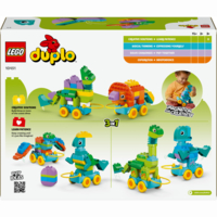 Конструктор LEGO DUPLO Динозаври на колесах 3 в 1 (10451)