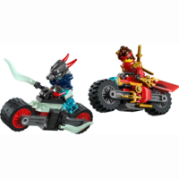 Конструктор LEGO NINJAGO Скоростная гонка Кая на мотоцикле (71838)
