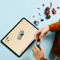 Конструктор LEGO NINJAGO Скоростная гонка Кая на мотоцикле (71838)