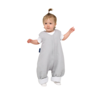 Літній спальник з ніжками Sonto Sleepset S, 10-14 місяців, сірий (0607)  
