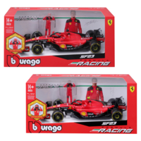 Автомодель Bburago Racing Ferrari SF-23 з фігуркою в асортименті (18-26809)