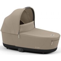 Коляска Cybex e-Priam 2 в 1 Cozy Beige на шасі Rosegold з електроприводом 