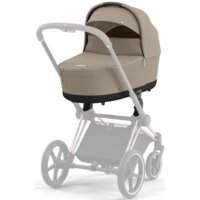 Коляска Cybex e-Priam 2 в 1 Cozy Beige на шасі Rosegold з електроприводом 