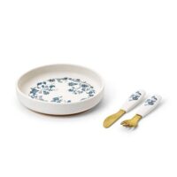 Набір для годування Elodie Details Silicone Plate Set Garden Leo Toile (60246203422NA) 