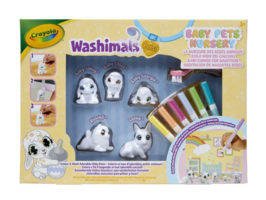 Набір для творчості Crayola Washimals Домашні тваринки з фломастерами 5 шт. (74-7516) 