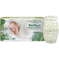 Подгузники Clealry Herbal Bamboo размер 1, 2-5 кг, 34 шт. (850004427675) 