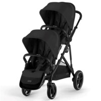 Коляска для двійні Cybex Gazelle S Moon Black (5221171-02) 