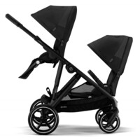 Коляска для двійні Cybex Gazelle S Moon Black (5221171-02)