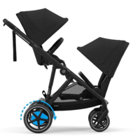 Коляска для двійні Cybex e-Gazelle S Moon Black з електроприводом (522117121-02)