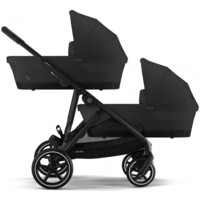 Коляска для двійні Cybex Gazelle S 2 в 1 Moon Black (522117-02) 