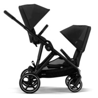Коляска для двійні Cybex Gazelle S 2 в 1 Moon Black (522117-02)