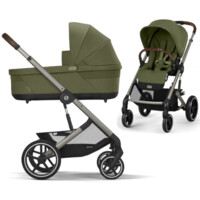 Коляска 2 в 1 Cybex Balios S Lux TPE Moss Green (525000105/525000413) 