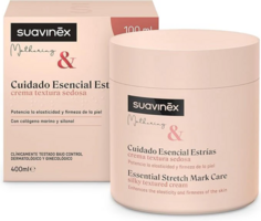 Крем від розтяжок Suavinex під час та після вагітності, 400 мл (308861) 