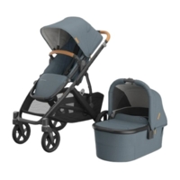 Універсальна коляска 2в1 Uppababy Vista V3 Dillan Stone Blue/Carbon Frame/Sand Leather (0303-VIS-EU-DIL) 