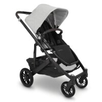 Прогулянкова коляска Uppababy Cruz V2 Anthony White and Grey chenille/Carbon frame/Chestnut leather (0420-CRZ-EU- ATH) 