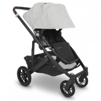 Прогулянкова коляска Uppababy Cruz V2 Anthony White and Grey chenille/Carbon frame/Chestnut leather (0420-CRZ-EU- ATH)