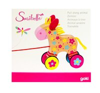 Дерев'яна каталка goki Конячка Susibelle (54944)