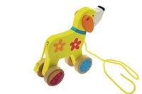 Дерев'яна каталка goki Собачка Susibelle (54915)