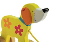 Дерев'яна каталка goki Собачка Susibelle (54915)