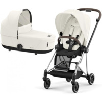 Коляска 2 в 1 Cybex Mios 4.0 Lux Off White, шасси Chrome Brown (250709370881) 