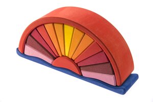 Конструктор деревянный Nic Восход красный (NIC523321) 