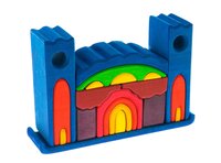 Конструктор деревянный Nic Все в замке синий (NIC523268)