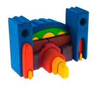 Конструктор деревянный Nic Все в замке синий (NIC523268)