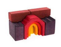 Конструктор деревянный Nic Все в замке синий (NIC523268)