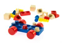 Дерев'яний конструктор Nic Машинка (NIC2141)