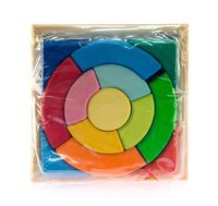 Дерев'яний конструктор Nic Різнобарвне коло (NIC523344)
