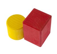 Конструктор дерев'яний Nic Кольоровий замок 27 деталей (NIC523292)