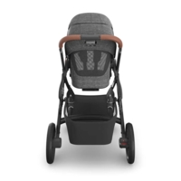 Універсальна коляска 2в1 Uppababy Vista V3 Greyson Charcoal Melange/Carbon Frame/Saddle Leather (0303-VIS-EU- GRY)