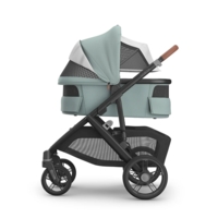 Універсальна коляска 2в1 Uppababy Vista V3 Kenzi Mystic Aqua/Carbon Frame/Saddle Leather (0303-VIS-EU-KNZ)