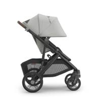 Універсальна коляска 2в1 Uppababy Vista V3 Savannah Pearl Gray Jacquard/Carbon Frame/Chestnut Leather (0303-VIS-EU- SAV)